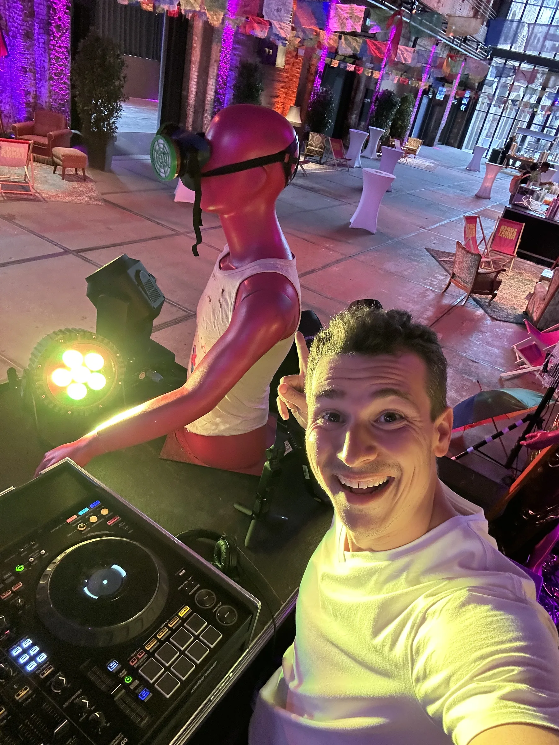 DJ Forte bei Kulturwerft Gollan