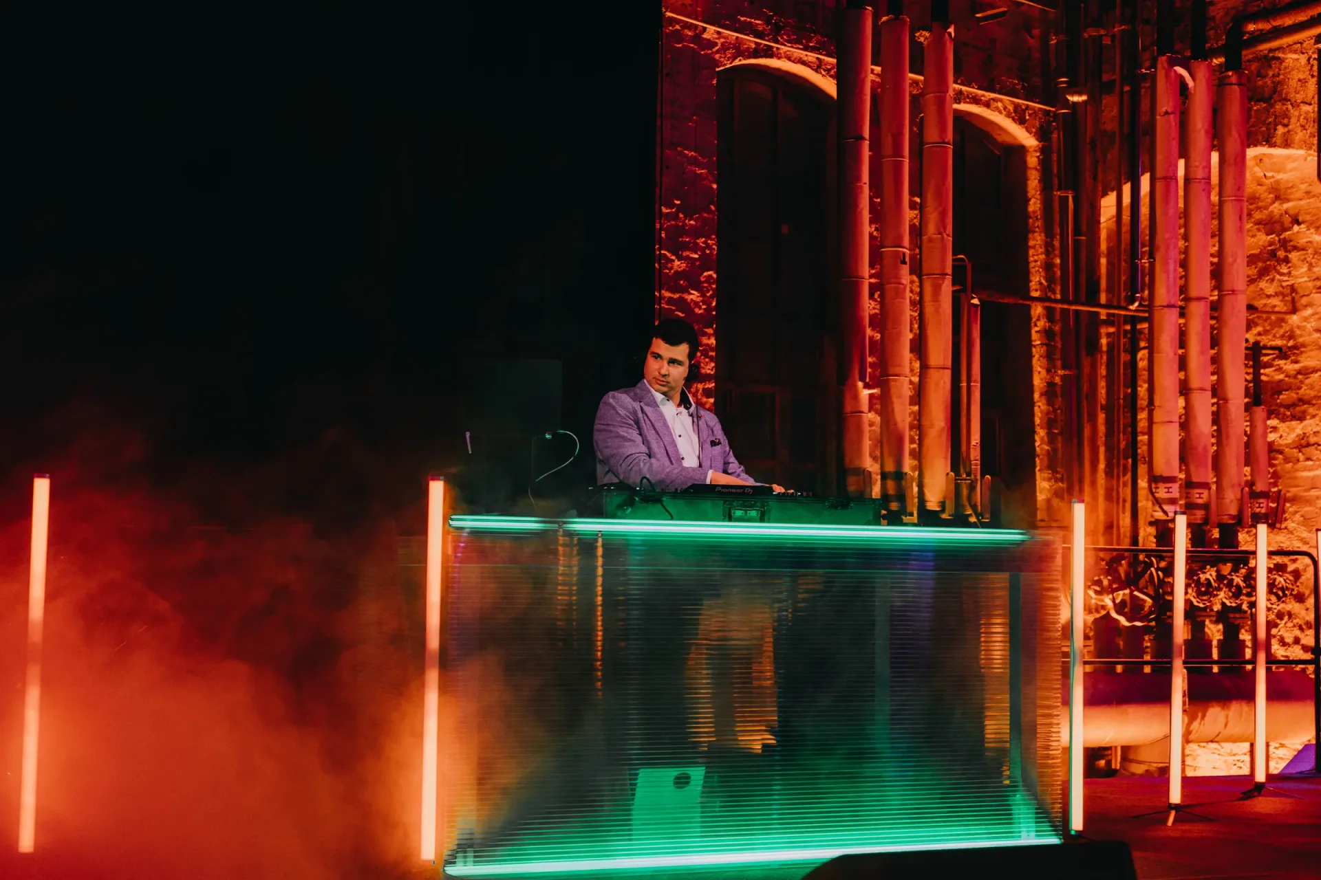 DJ Forte in der Location Kulturwerft Gollan