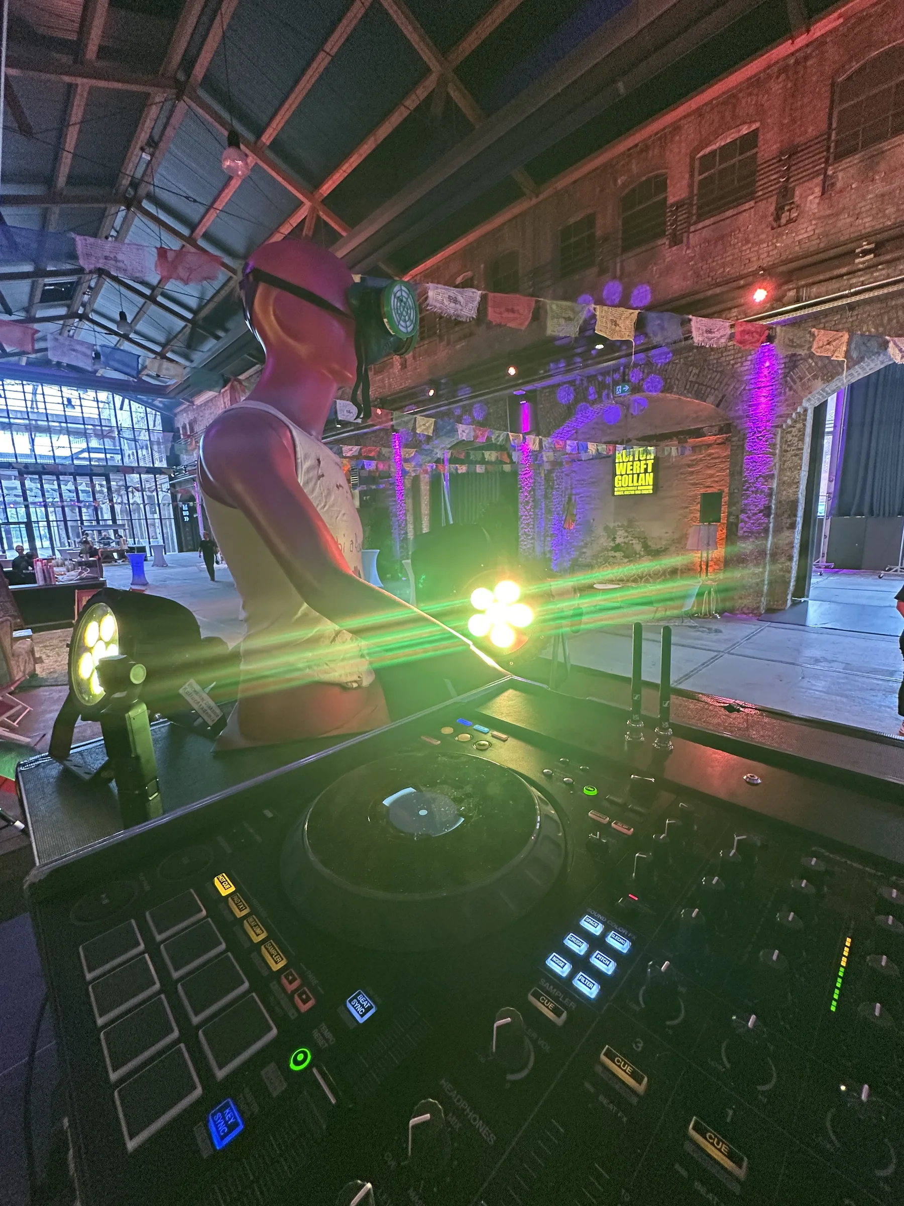 DJ Forte bei Kulturwerft Gollan